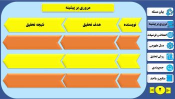 Alternative view of پاورپوینت پروپوزال ارشد و دکتری  مدل دایموند-پرو