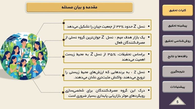 تبدیل پایان نامه به پاورپوینت