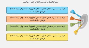 اینفوگرافیک هدف پاورپوینت