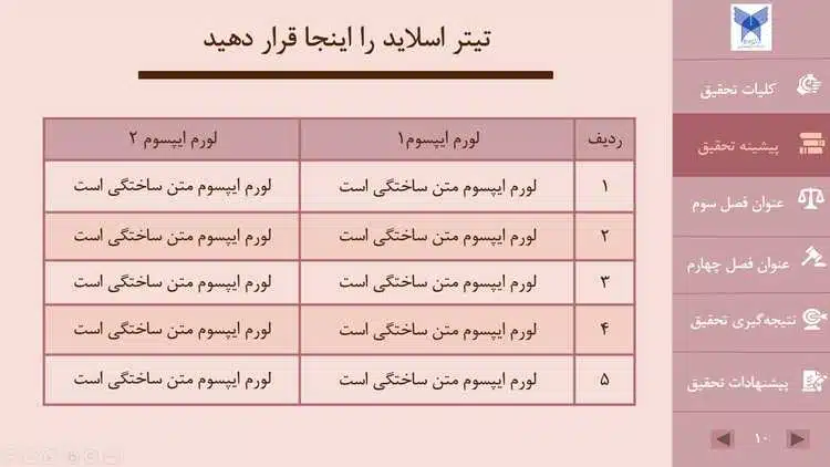 قالب پاورپوینت پایان نامه حقوق اساسی - تصویر 11